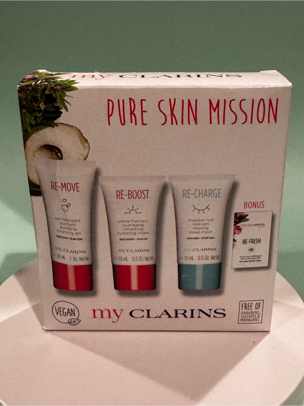 Clarins Pure Skin Mission Skincare Set